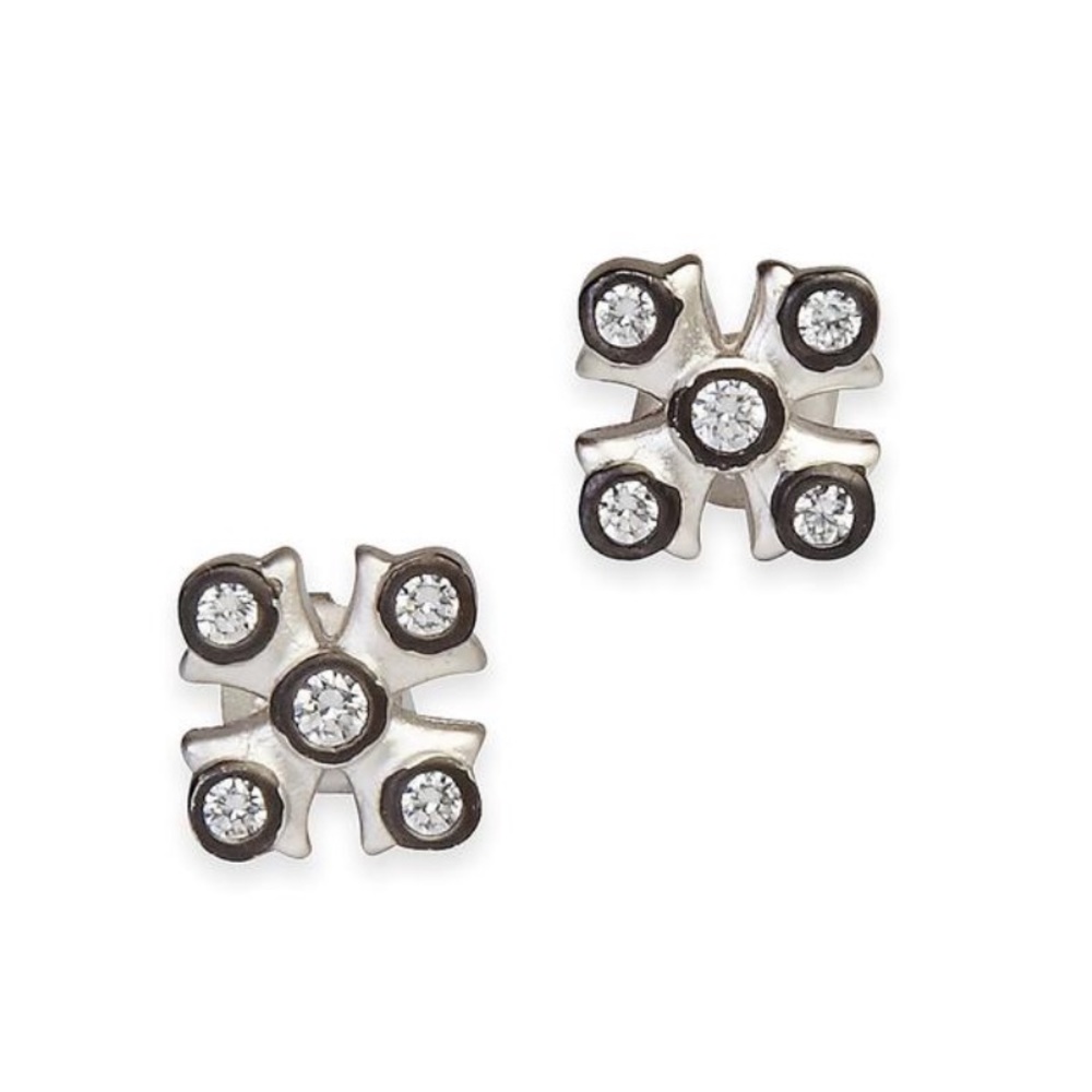 Freida Rothman Maltese Earrings